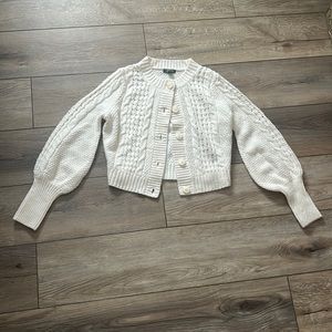 White knit sweater from wild fable size xs